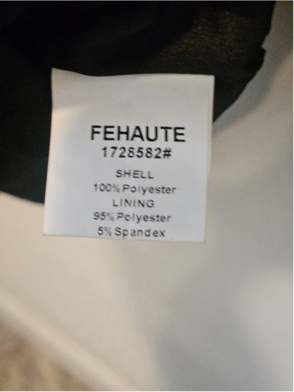 Women's FEHAUTE NWT Black Velvet Mini Dress Rhinestone & 3D Floral Cuffs, Size 4 - Picture 12 of 15